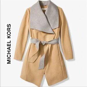 MICHAEL KORS DOUBLE FACE WOOL CARDIGAN JACKET sz M